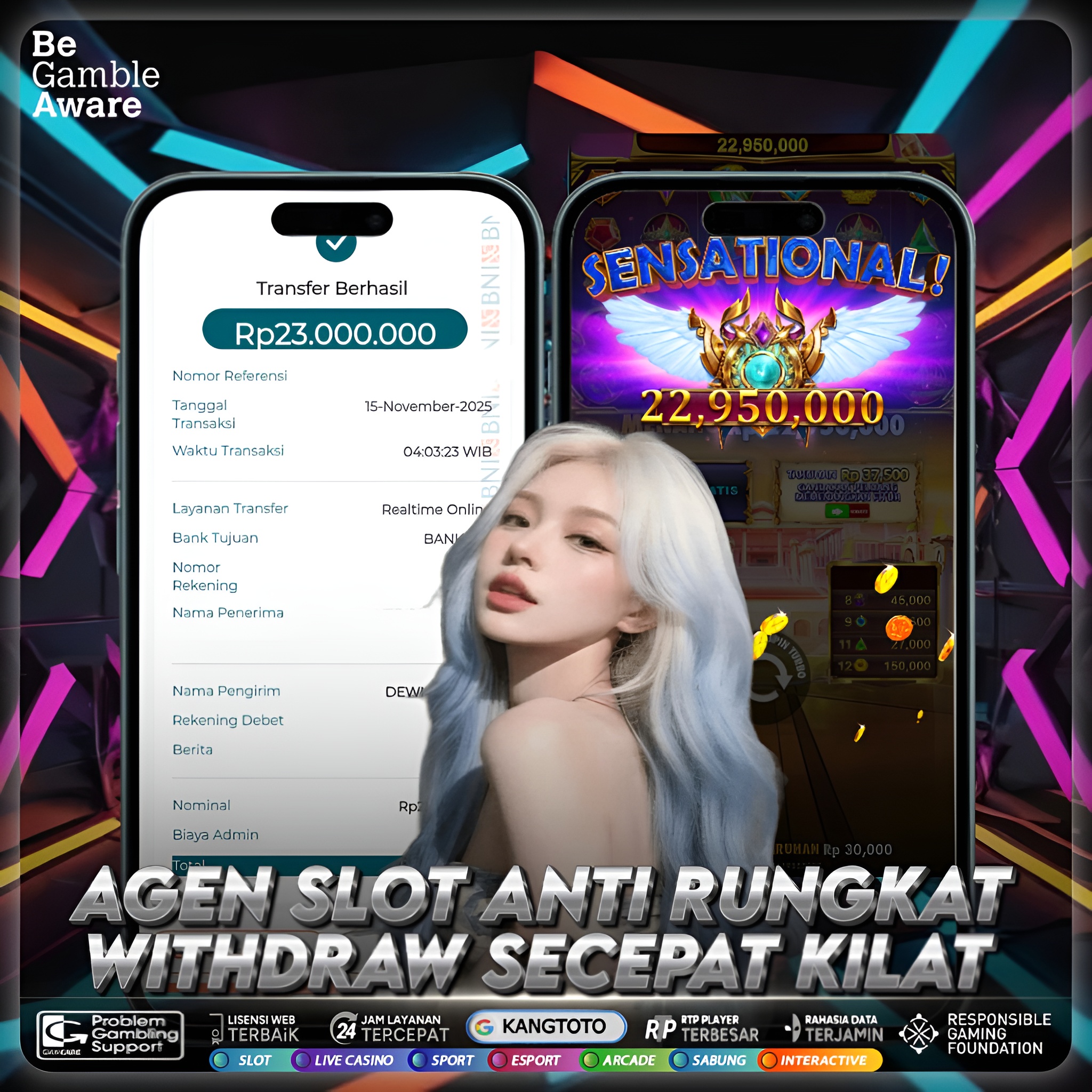 PRAMAGTIC PLAY - JACKPOT GATES OF OLYMPUS RP.23.000.000,- LUNAS