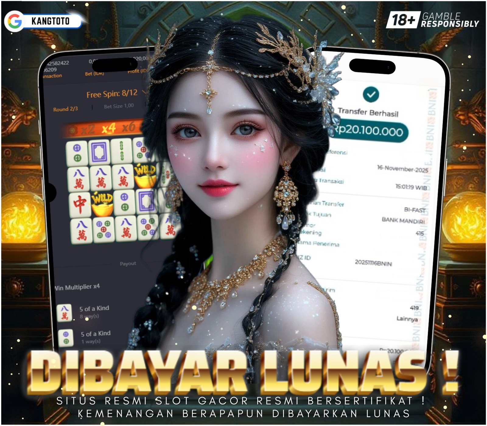 PGSOFT - JACKPOT MAHJONG WAYS 2 RP.20.000.000,-LUNAS