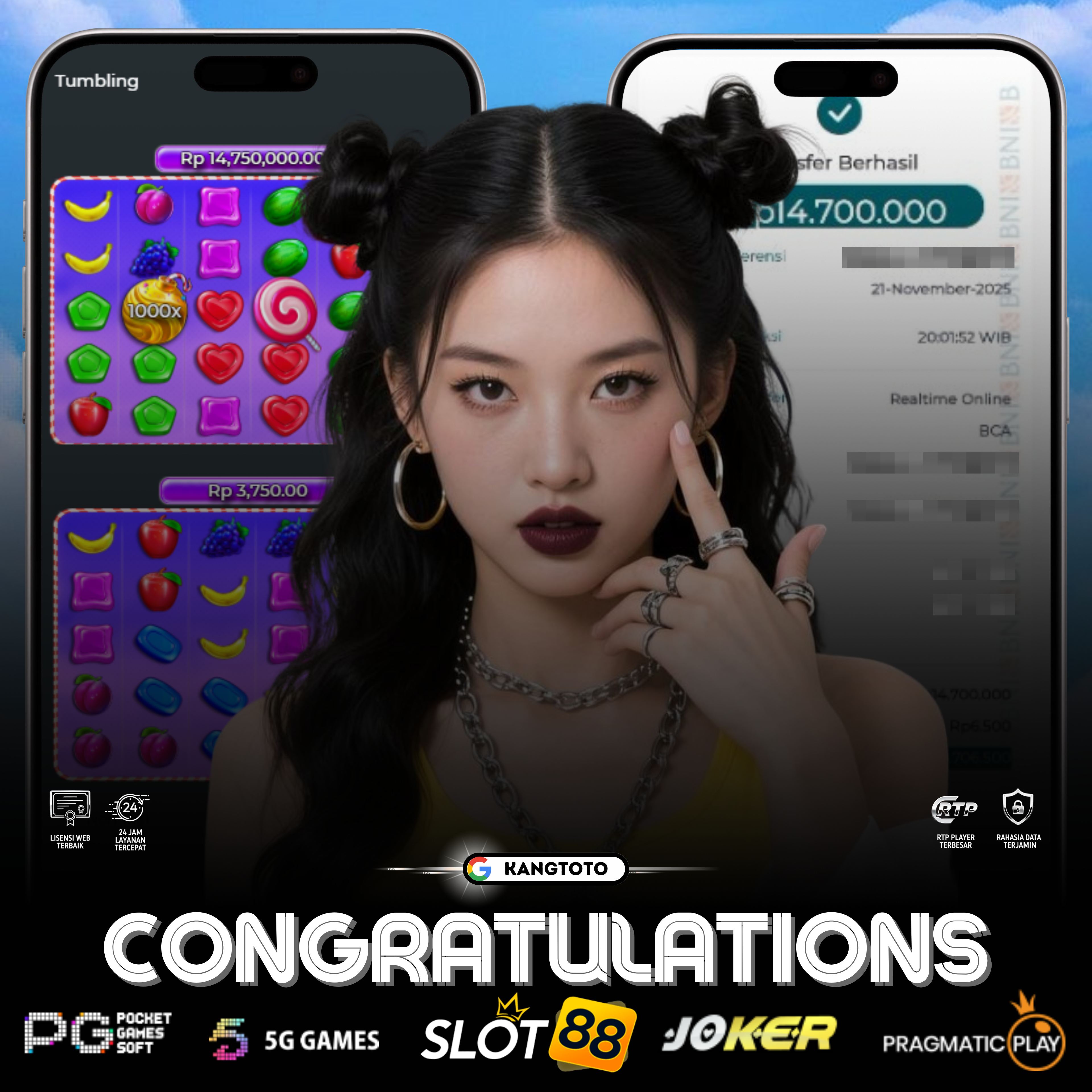 PRAGMATIC PLAY SWEET BONANZA 1000 RP.14.700.000 LUNAS