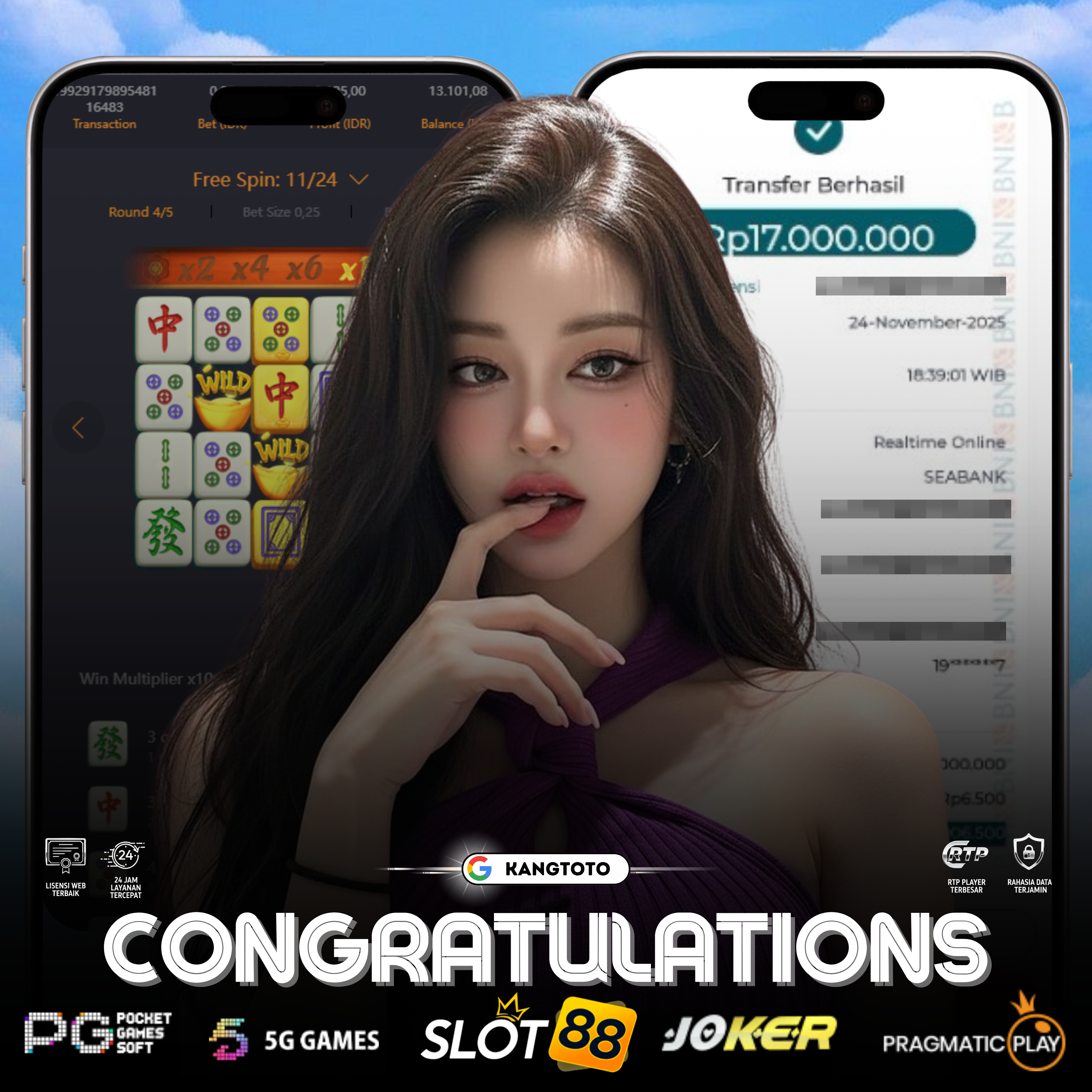 PG SOFT - JACKPOT MAHJONG WAYS 2 RP.17.000.000,-LUNAS