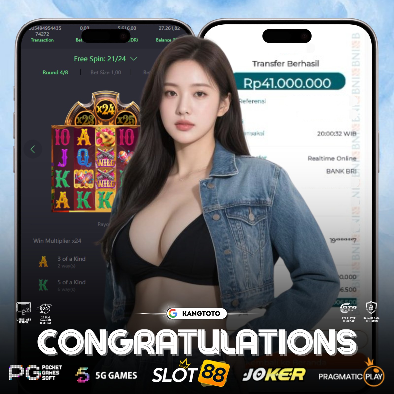 PG SOFT - JACKPOT WILD BANDITO Rp. 41,000,000 LUNAS