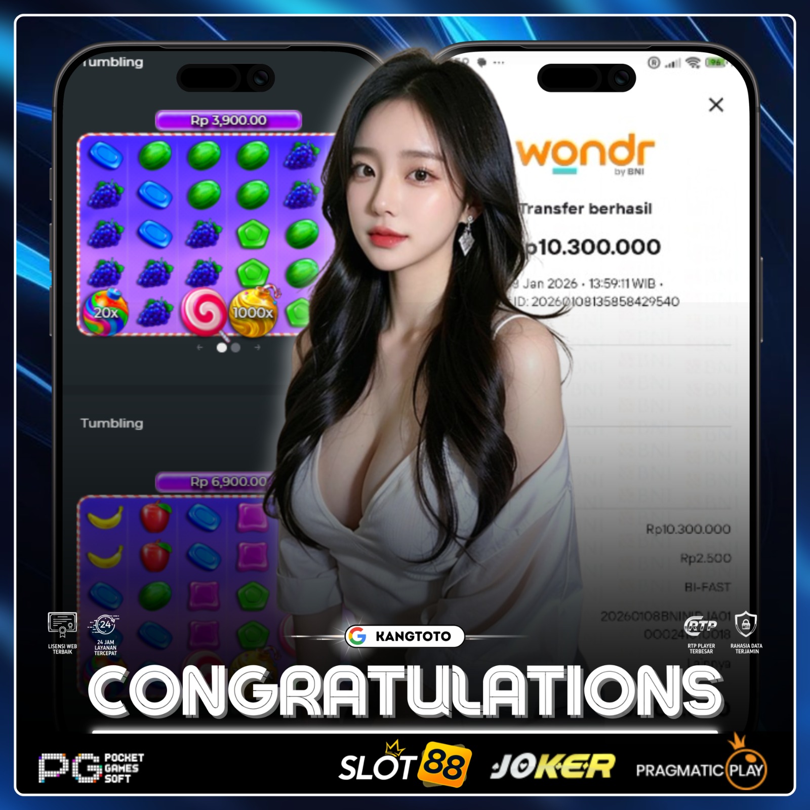 PRAGMATIC PLAY - JACKPOT SWEET BONANZA 1000 Rp10.300.000 LUNAS