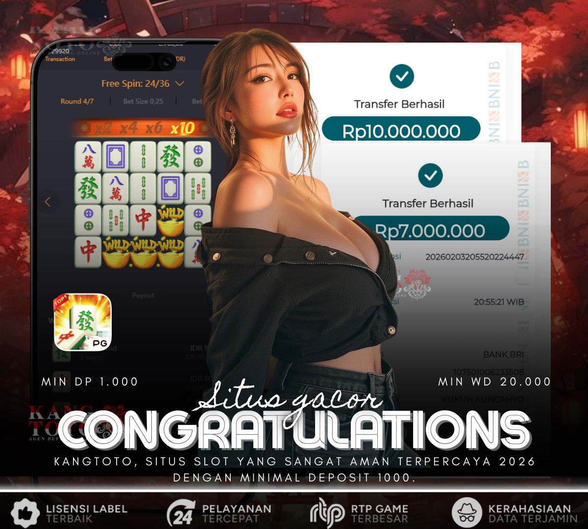 PG SOFT - JACKPOT MAHJONG WAYS 1 Rp17.000.000 LUNAS