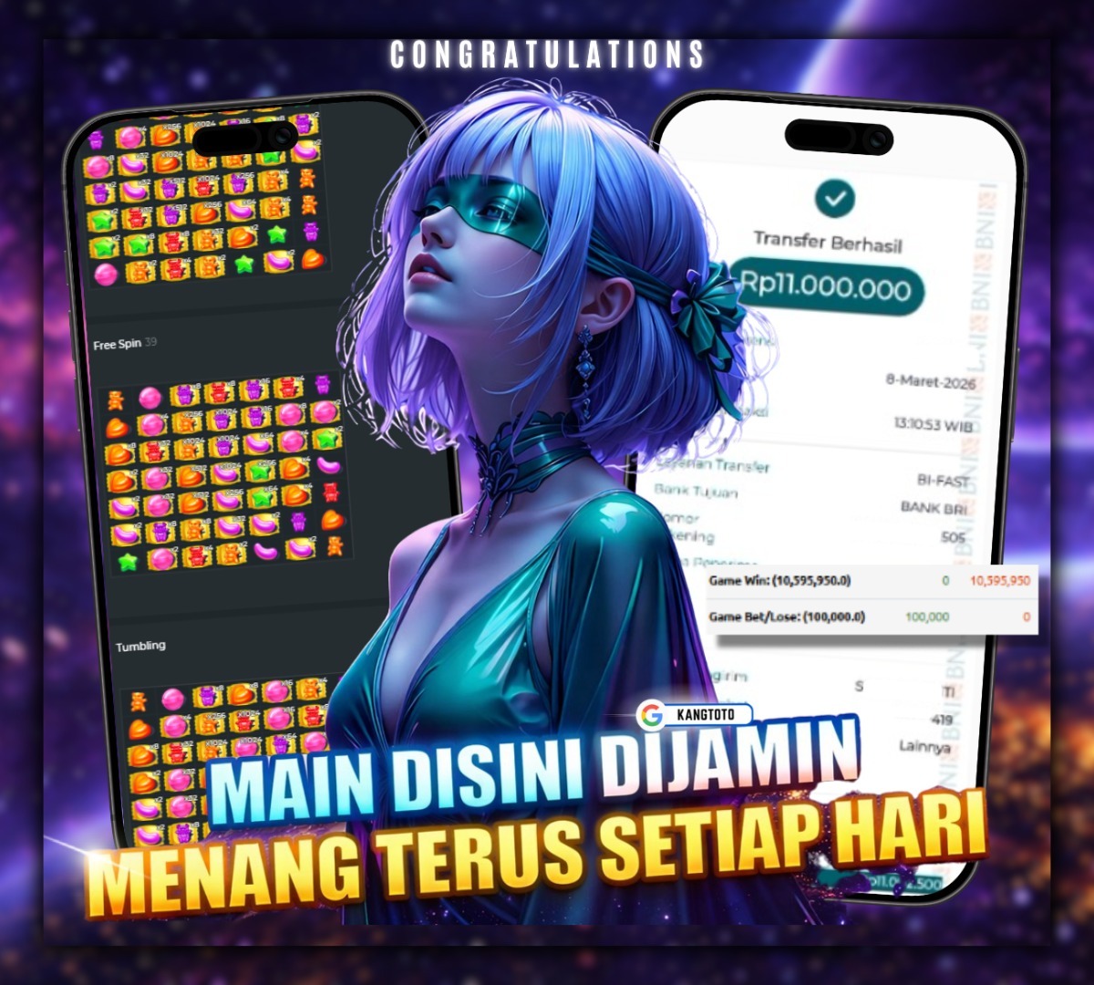 PRAGMATIC PLAY - SUGAR RUSH Rp11.000.000 LUNAS